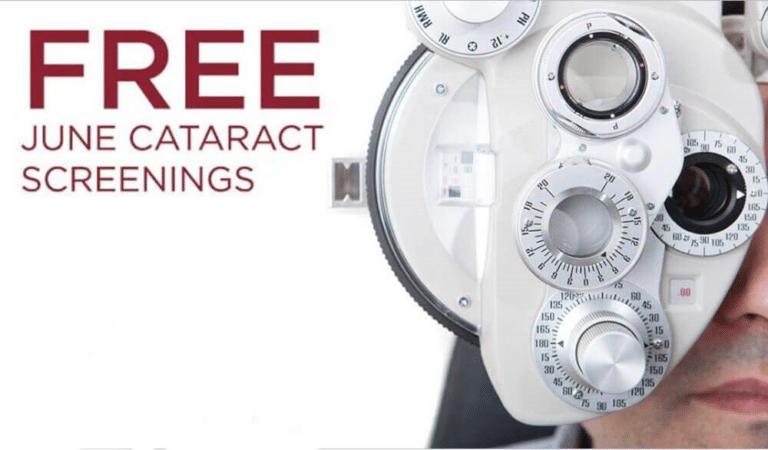 , Free Cataract Screening Offered to Community, Vold Vision