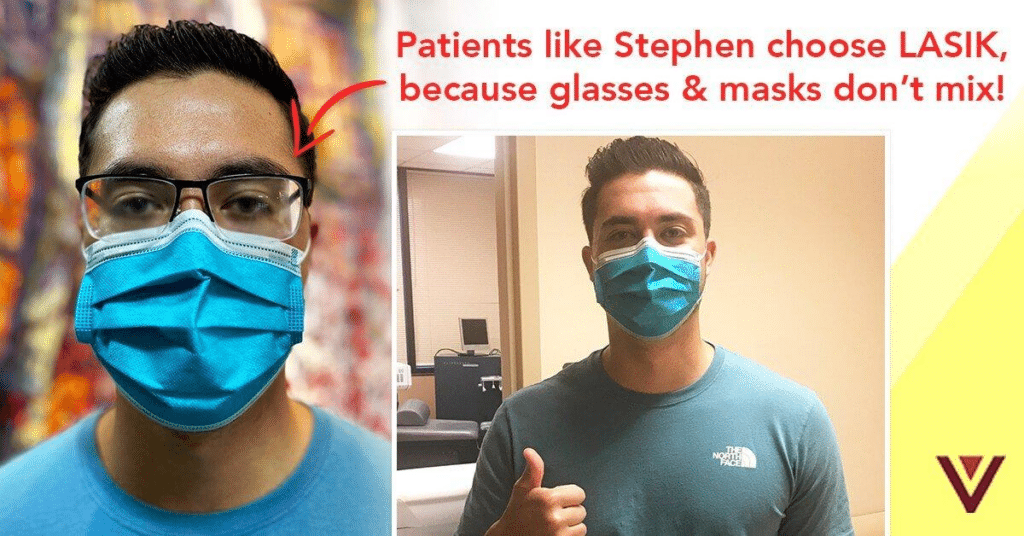 , LASIK Offers Patient Freedom from the Struggle of Wearing Glasses and Face Mask, Vold Vision